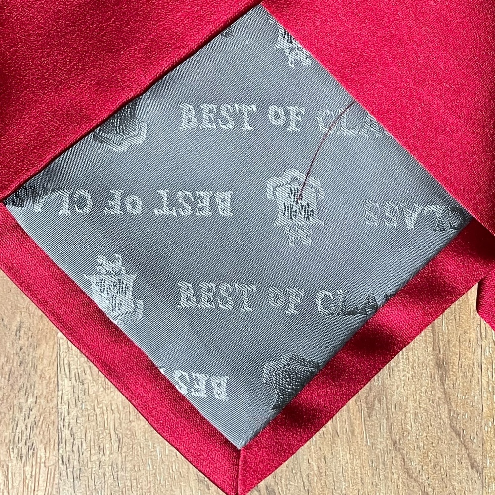 Robert Talbott Best Of Class Solid Red Satin Powe… - image 4